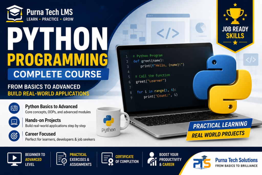 Python Programming – Complete Course